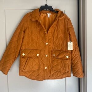 St. John's Bay Orange Bomber Jacket
